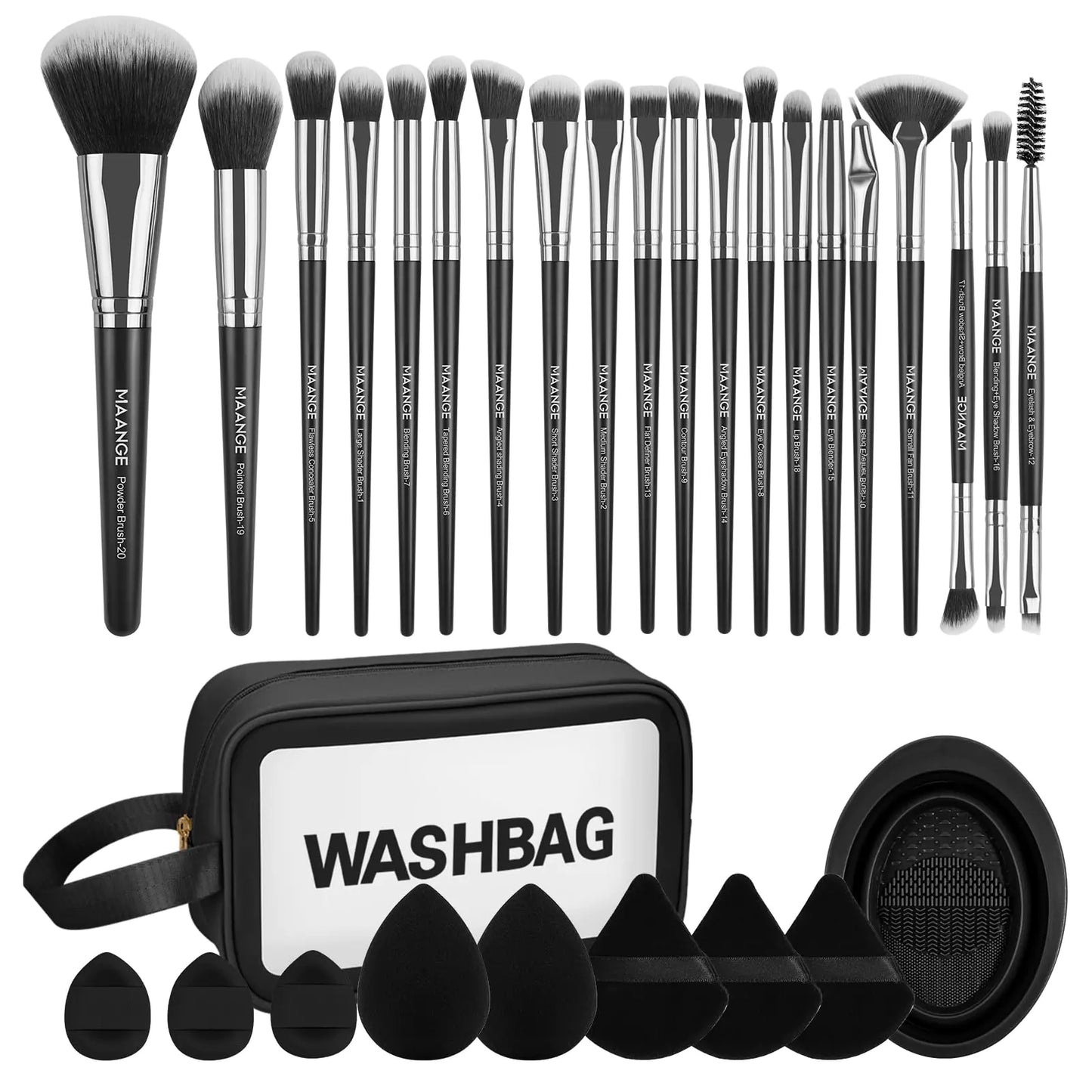 MAANGE Makeup Brush Set 30 Pcs