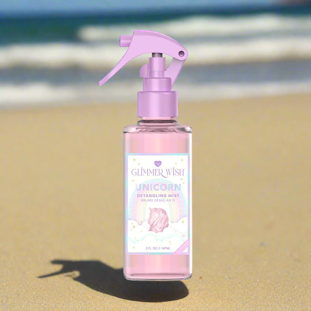 Glimmer Wish Unicorn Hair Detangler Spray For Kids