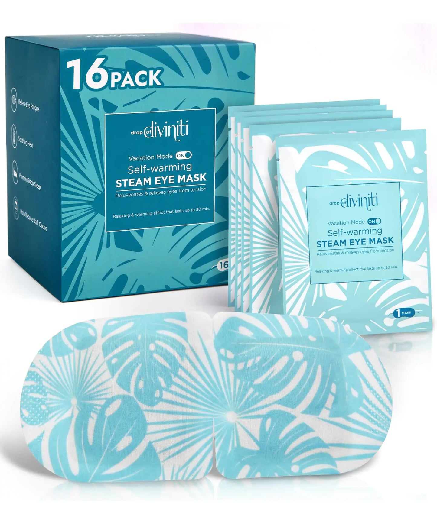 16-Pack Steam Eye Mask - Self Warming Heated Eye Mask