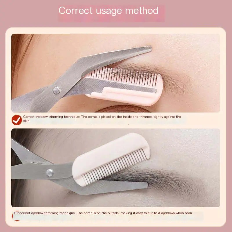 Eyebrow Scissors with Comb