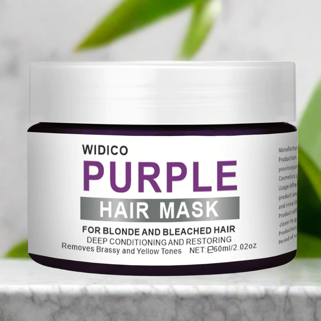 Purple Shampoo for Yellow Tone Removal and Hair Care