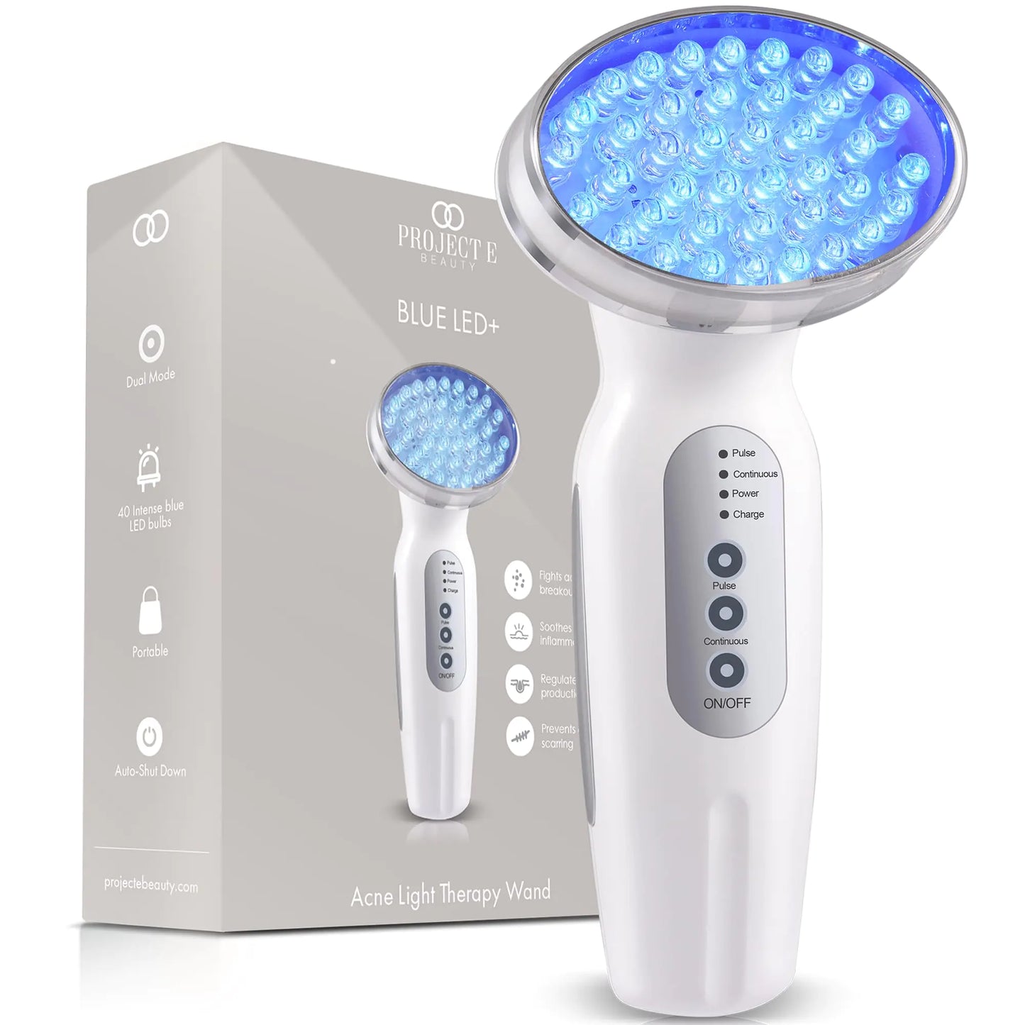 Blue LED+ Acne Light Therapy by Project E Beauty