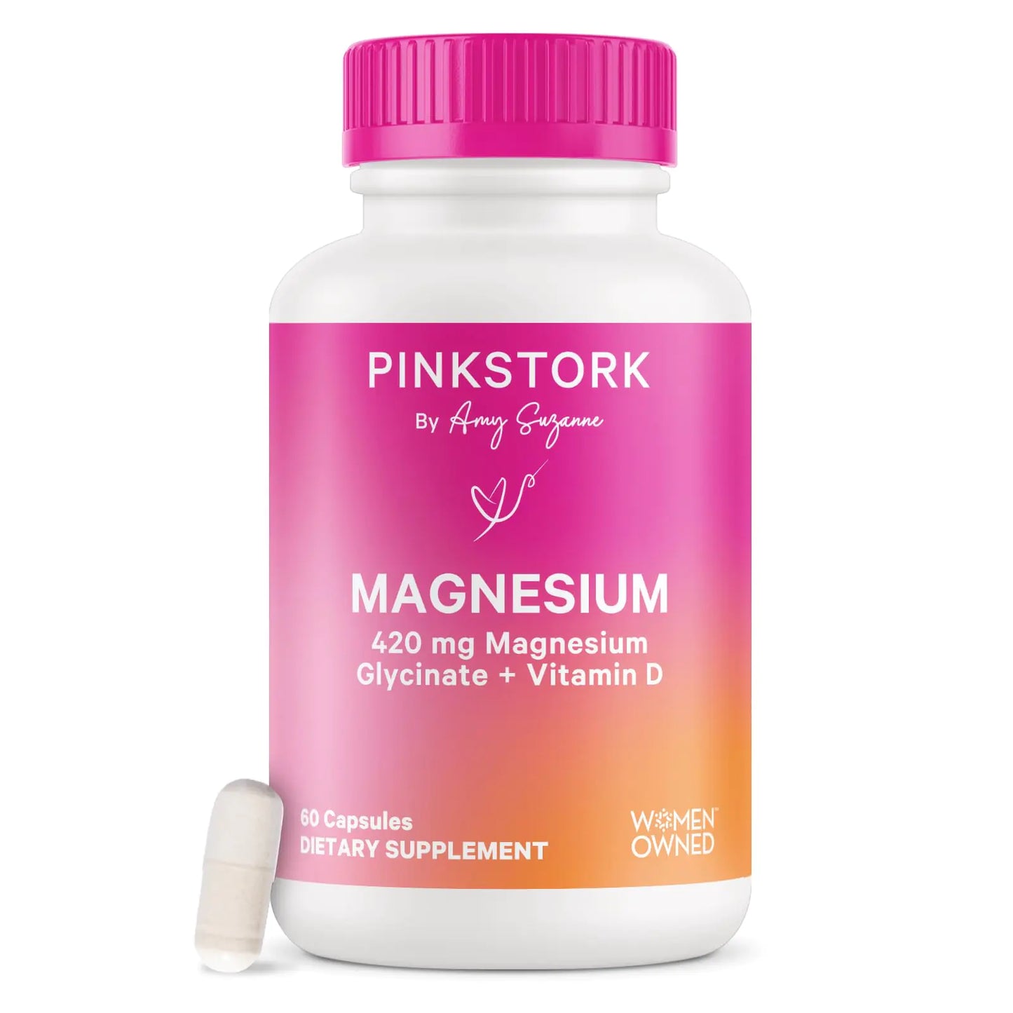 Pink Stork Magnesium Glycinate with Vitamin D