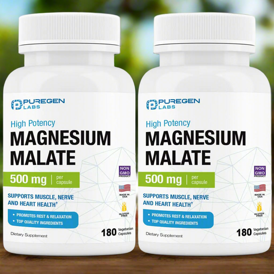 Puregen Labs Magnesium Malate 500mg