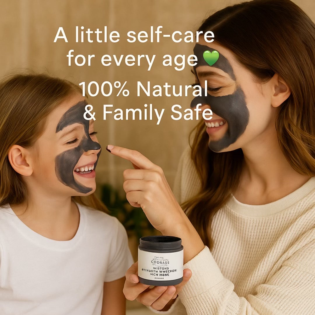 Organic Activated Charcoal Face Mask - Superior Detox & Purification
