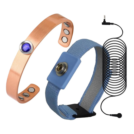 Copper magnetic Grounding Bracelet