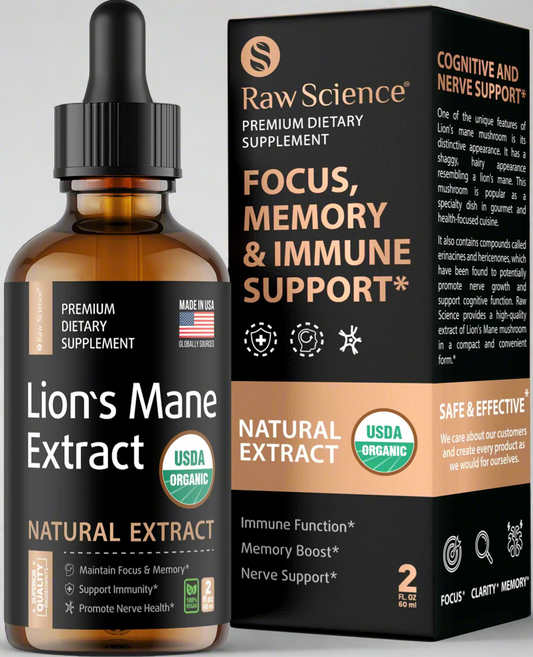 Organic Lions Mane Supplement Extract