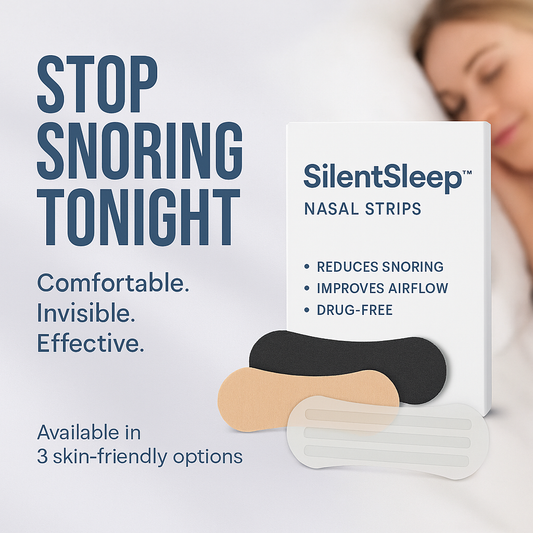 Nasal Sleep Strips – Anti-Snoring & Breathing Aid for Better Sleep