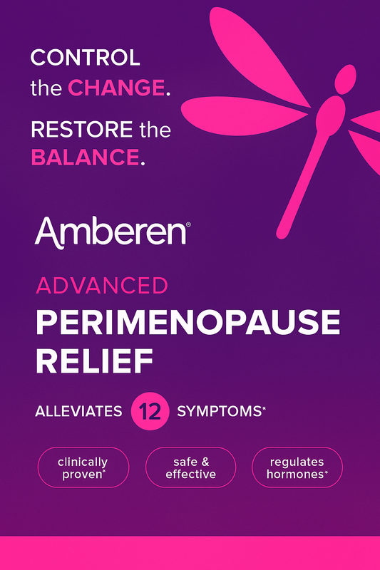 Hormone Balance Support for Perimenopause – Amberen Multi-Symptom Formula