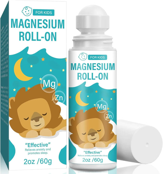 Natural Kids Magnesium Roll On Lotion for Improving Children Bedtime & Supporting Relaxed Mood