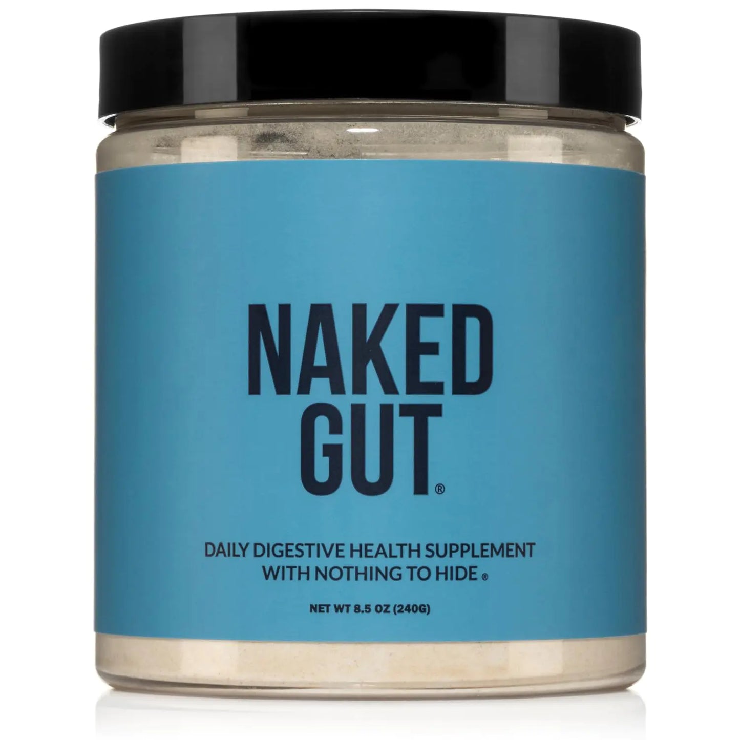 Naked Gut Daily Digestive Support Powder – Pre & Probiotic Cleanse for IBS, Bloating & Leaky Gut | 40 Servings, Vegan, Hypoallergenic