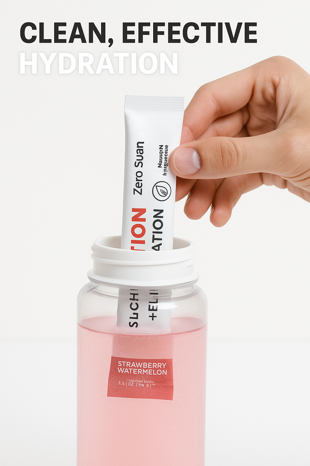 Clean Hydration Electrolyte Mix – Strawberry Watermelon | Zero Sugar, All Natural
