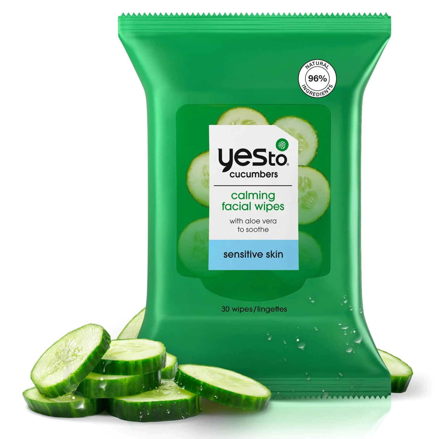 Yes To Face Wipes Cleaning Soothing Cucumber