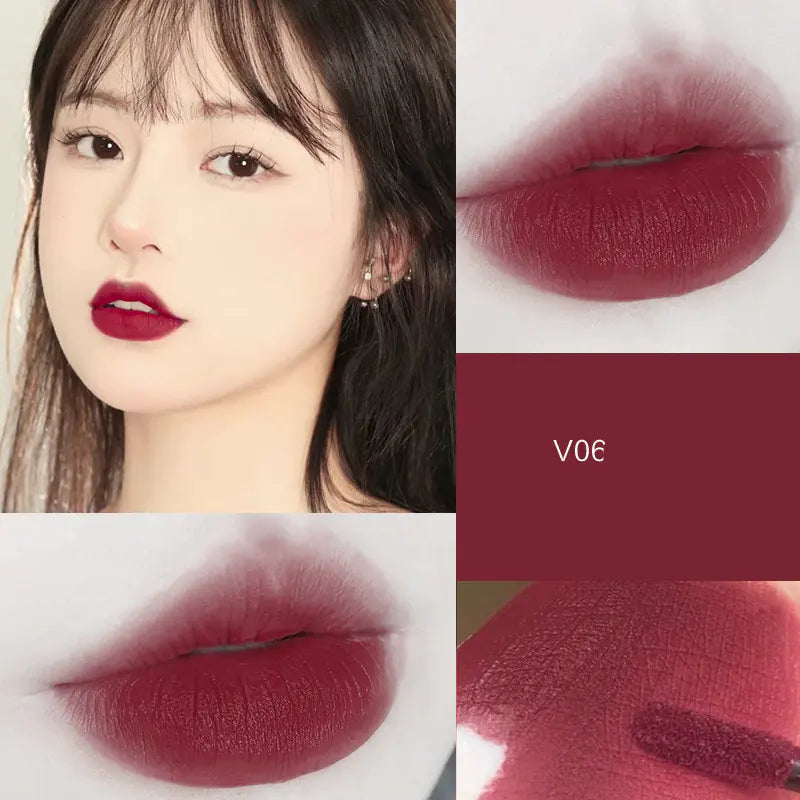 Velvet Lip Glaze Lipstick for Students - Make-up Mud