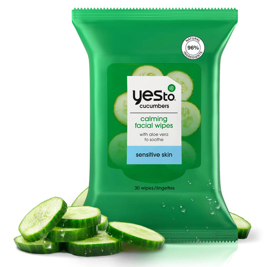 Yes To Face Wipes Cleaning Soothing Cucumber